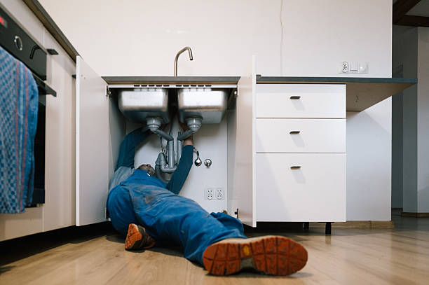 Professional Plumbing technician working in Windham, OH